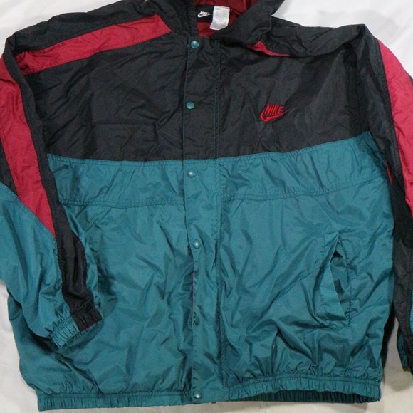 VTG NIKE BASKETBALL Hooded Zip-Up Jacket Size XL Men - Picture 2 of 7